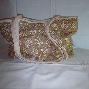 Stone Mountain Woven Leather Handbag